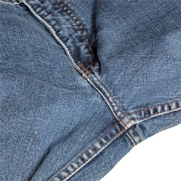 HARLEY DAVIDSON Women's Highrise Medium Wash Bootcut Jeans Size 8 Long Blue - Picture 15 of 16